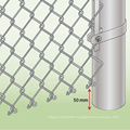 Galvanized diamond hook wire mesh, PVC Coated Chain Link guardrail